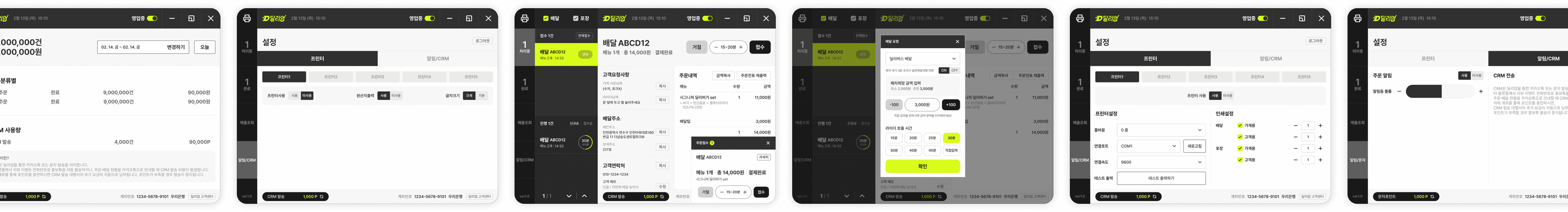 Deliup POS Dashboard